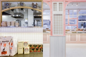 甜品店裝飾效果圖,甜品店裝修設(shè)計圖片