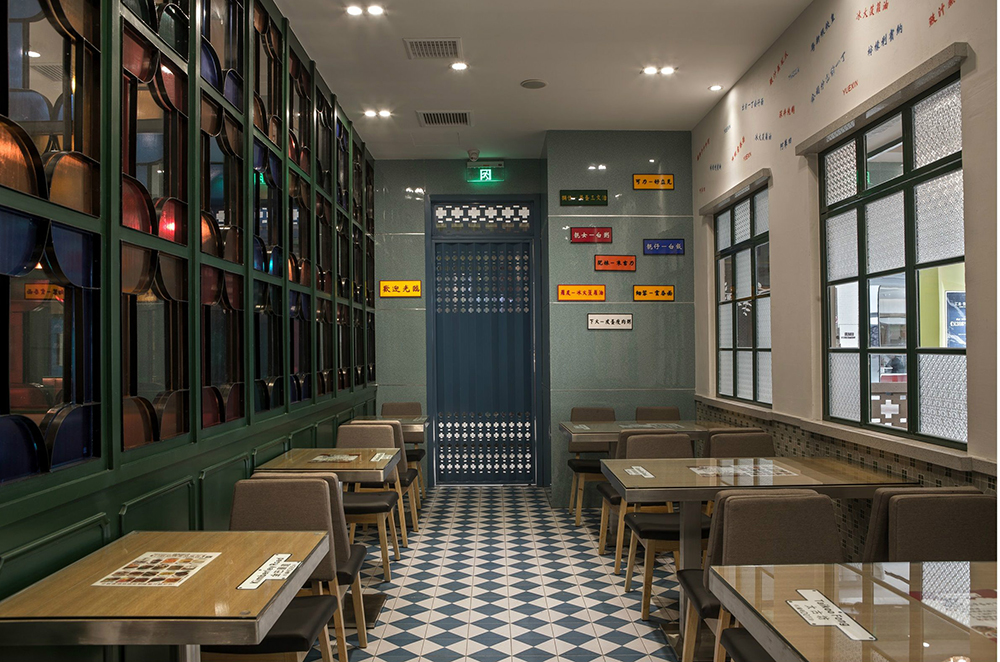 餐館設(shè)計圖,餐館設(shè)計實景圖