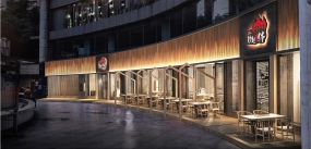 燒烤店裝修效果圖,燒烤店裝修實(shí)景圖