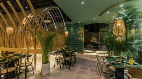 火鍋店空間設(shè)計效果圖