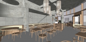 串串店空間設(shè)計(jì)案例圖,串串店鋪空間設(shè)計(jì)布局圖
