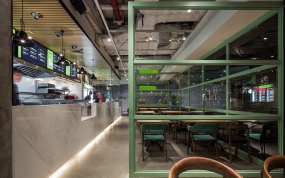 沙拉店設(shè)計圖片,沙拉店設(shè)計實景圖