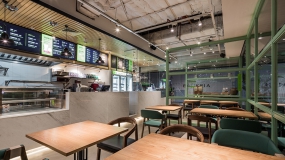沙拉店設(shè)計案例圖, 沙拉店設(shè)計布局圖