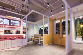 土豆粉店裝修設(shè)計案例圖