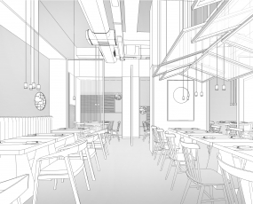 快餐店裝修設(shè)計(jì)平面圖,快餐店設(shè)計(jì)平面圖