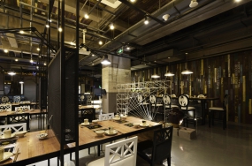 火鍋店店面裝修設(shè)計(jì)案例圖,火鍋店店面裝修設(shè)計(jì)布局圖