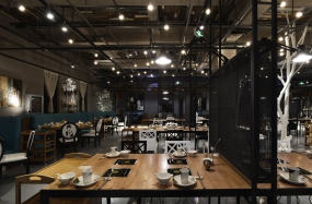 火鍋店空間設(shè)計(jì)布局圖