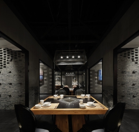 火鍋店設計效果圖