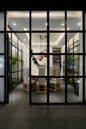 火鍋店店面空間設計案例圖, 火鍋店裝修設計效果圖