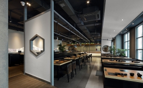 烤肉店裝飾設(shè)計圖片,火鍋店店面空間設(shè)計布局圖