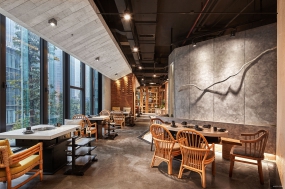 火鍋店空間設(shè)計圖片,火鍋店裝飾設(shè)計效果圖