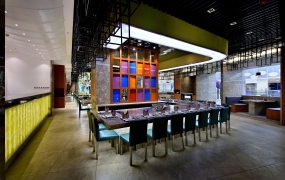 鐵板燒店裝修設(shè)計實(shí)景圖
