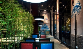 火鍋店空間設(shè)計效果圖,火鍋店空間設(shè)計布局圖