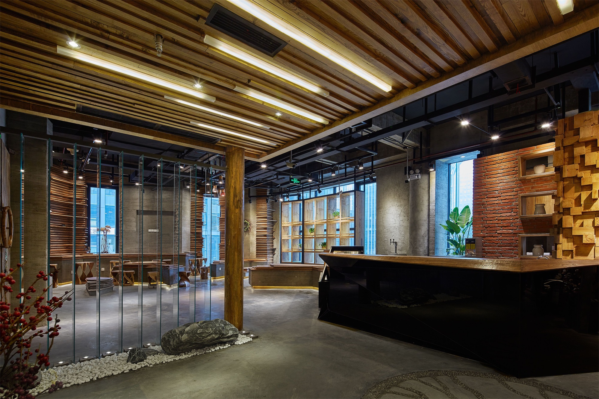 烤肉店裝飾布局圖,烤肉店裝飾實景圖