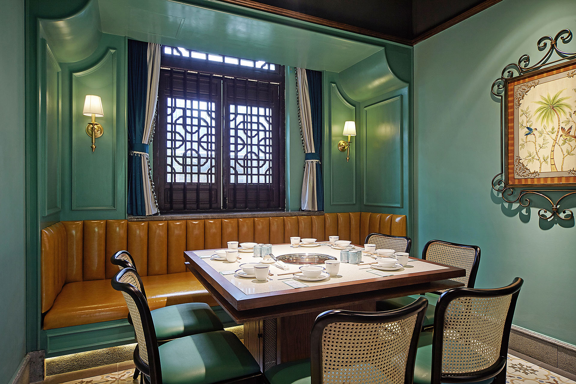 火鍋餐廳裝飾設計效果圖,火鍋餐廳裝飾設計效果圖