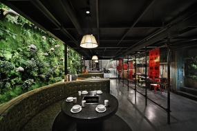 火鍋店店面裝飾布局圖,火鍋店店面裝飾實(shí)景圖