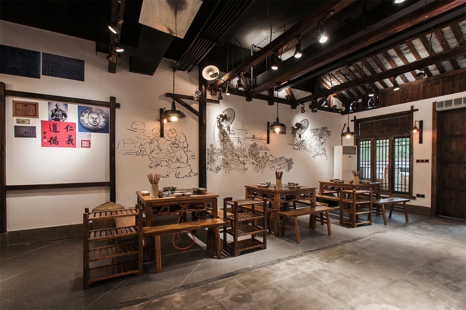 火鍋店空間設(shè)計(jì)圖片,火鍋店裝飾設(shè)計(jì)效果圖