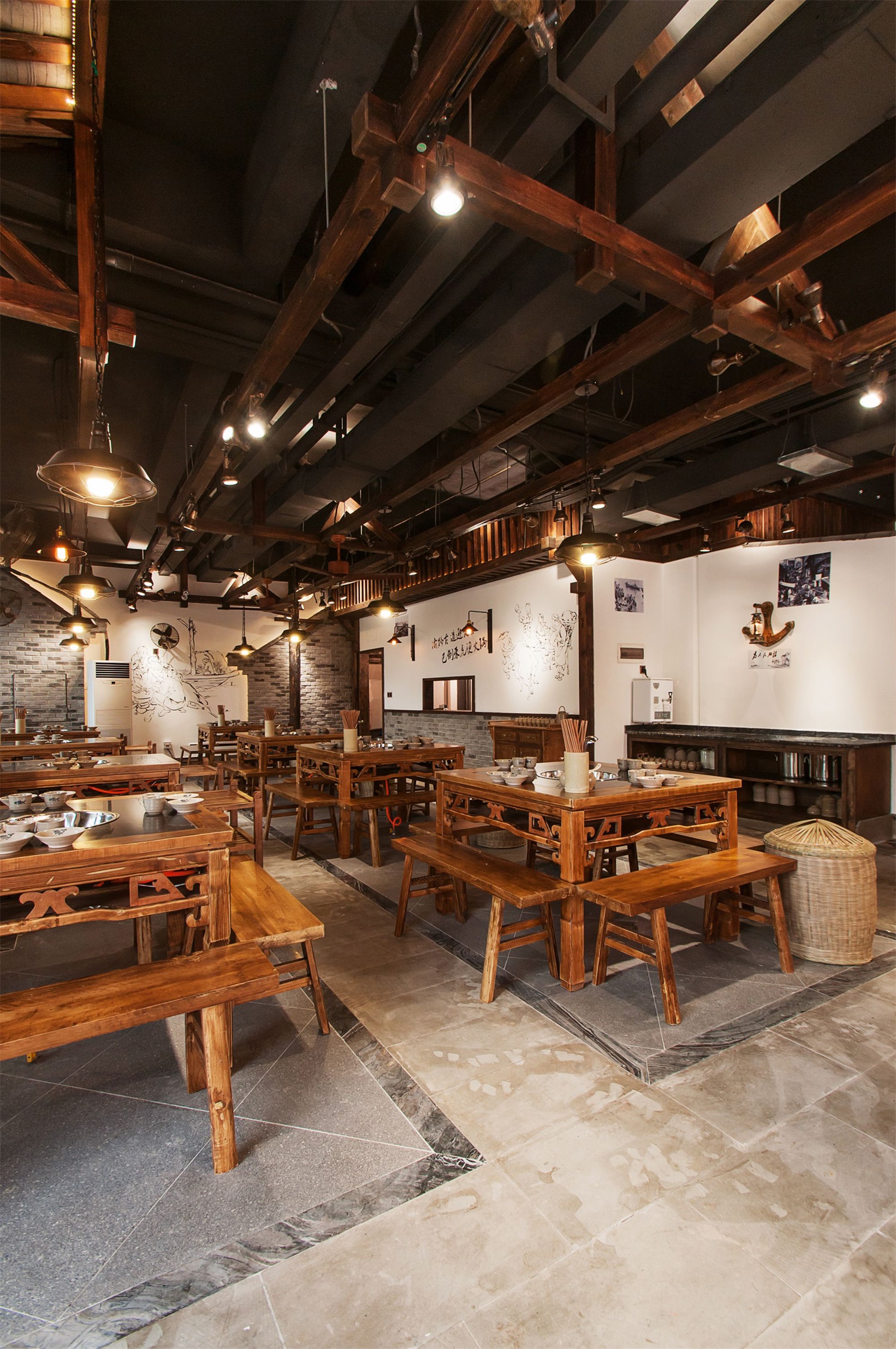 火鍋店店面空間設(shè)計(jì)圖片,火鍋店店面裝飾設(shè)計(jì)效果圖