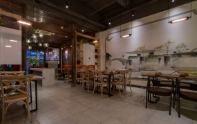 簡約快餐店裝修設計案例,簡約快餐店裝修設計圖片