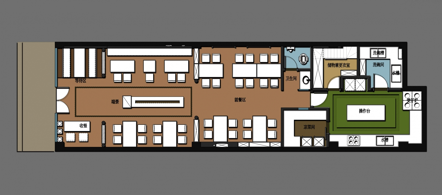 簡(jiǎn)約快餐店裝修設(shè)計(jì)平面圖,簡(jiǎn)約快餐店裝修設(shè)計(jì)平面