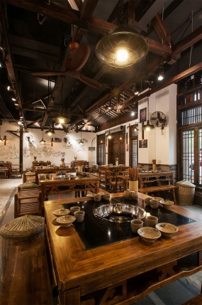 火鍋店店面設(shè)計效果圖,火鍋店店面設(shè)計布局圖
