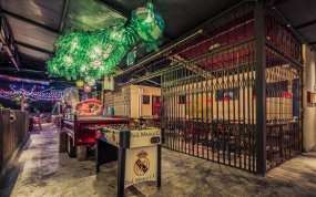 燒烤店裝修設(shè)計圖片