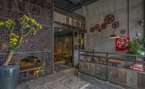 快餐店裝修設計案例,快餐店裝修設計圖片