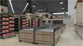  食品超市空間設(shè)計(jì)布局圖