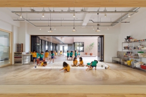 幼兒園設(shè)計效果圖,民辦九州幼兒園