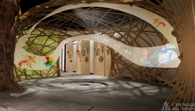 簡約風展示館案例圖