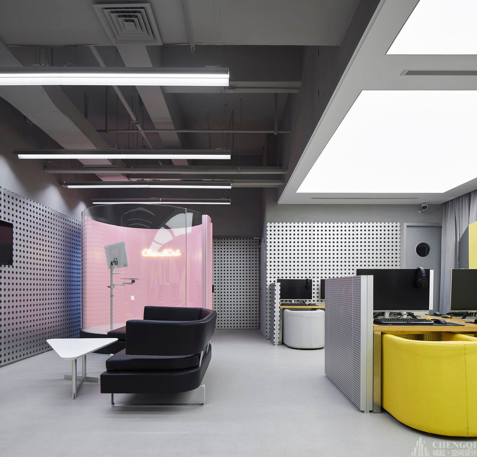 網吧空間裝飾效果圖,網吧空間設計圖片