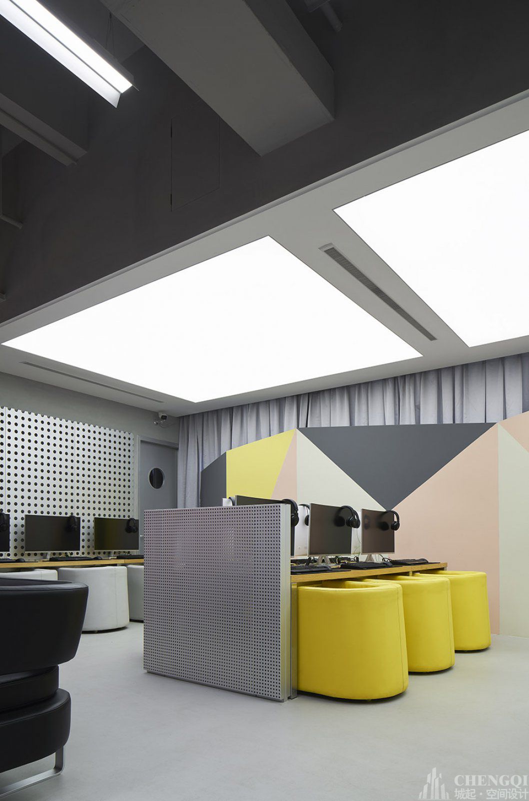 網咖裝修設計圖片,網咖裝修設計實景圖