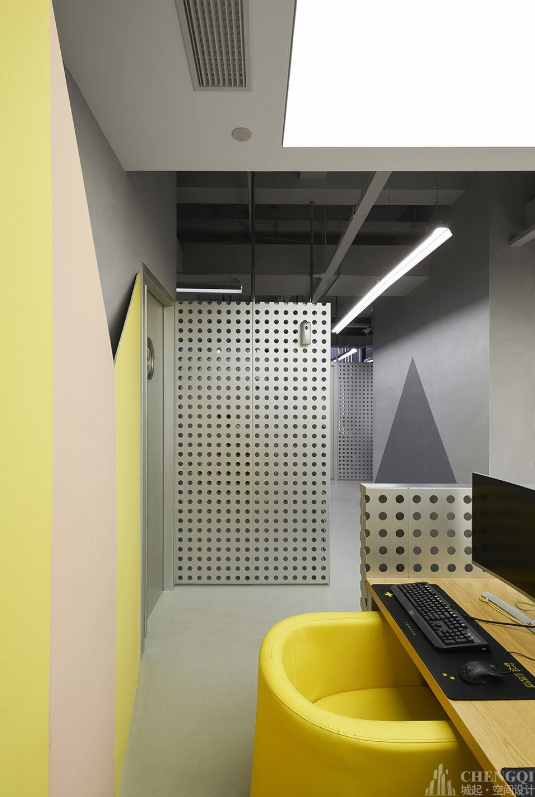 網咖裝修設計案例圖,網咖裝修設計效果圖