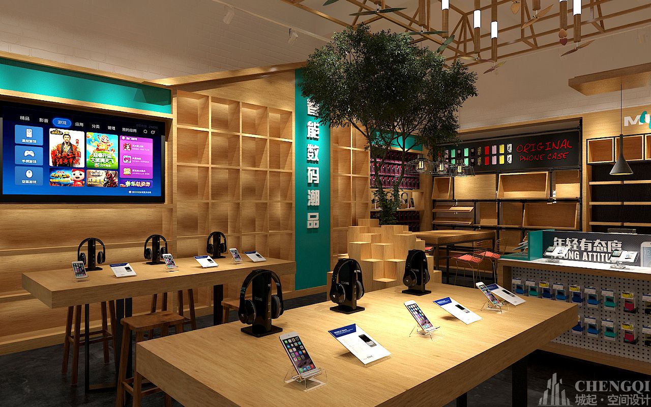 智能數碼店裝飾圖片,智能數碼店裝飾實景圖