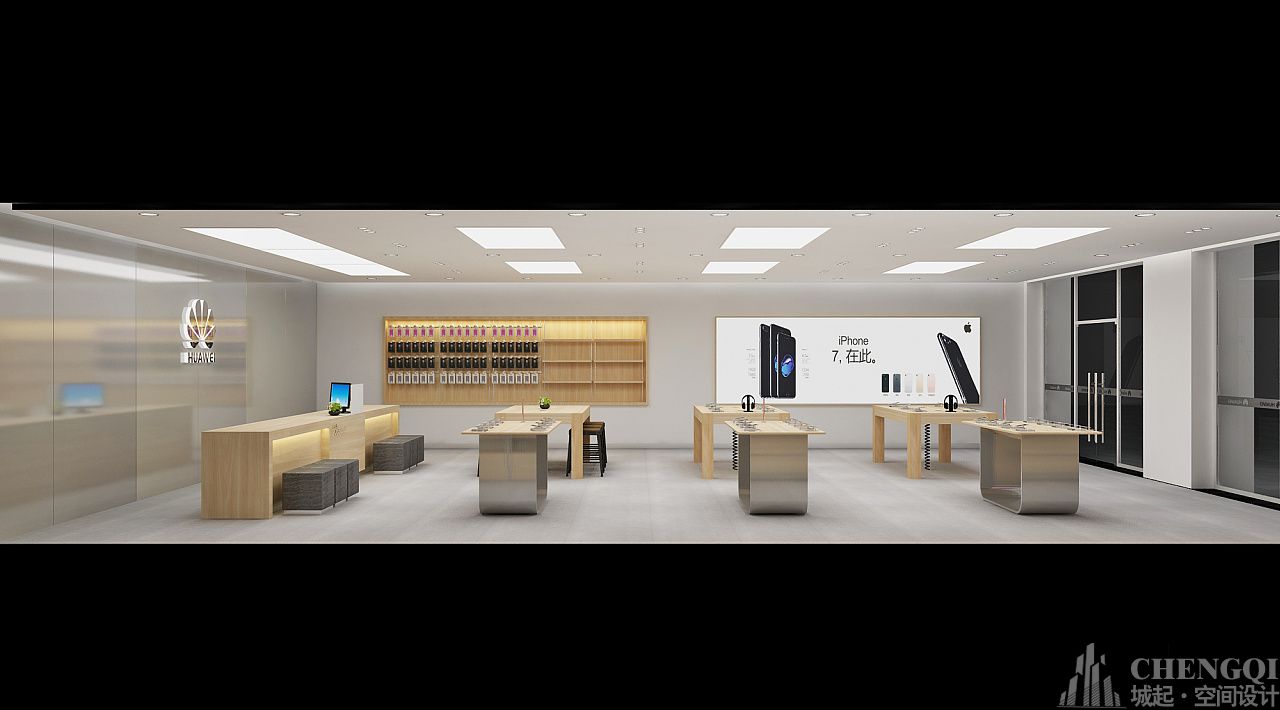 手機(jī)體驗店空間設(shè)計效果圖,手機(jī)體驗店裝飾圖片
