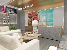 數(shù)碼店設(shè)計實景圖