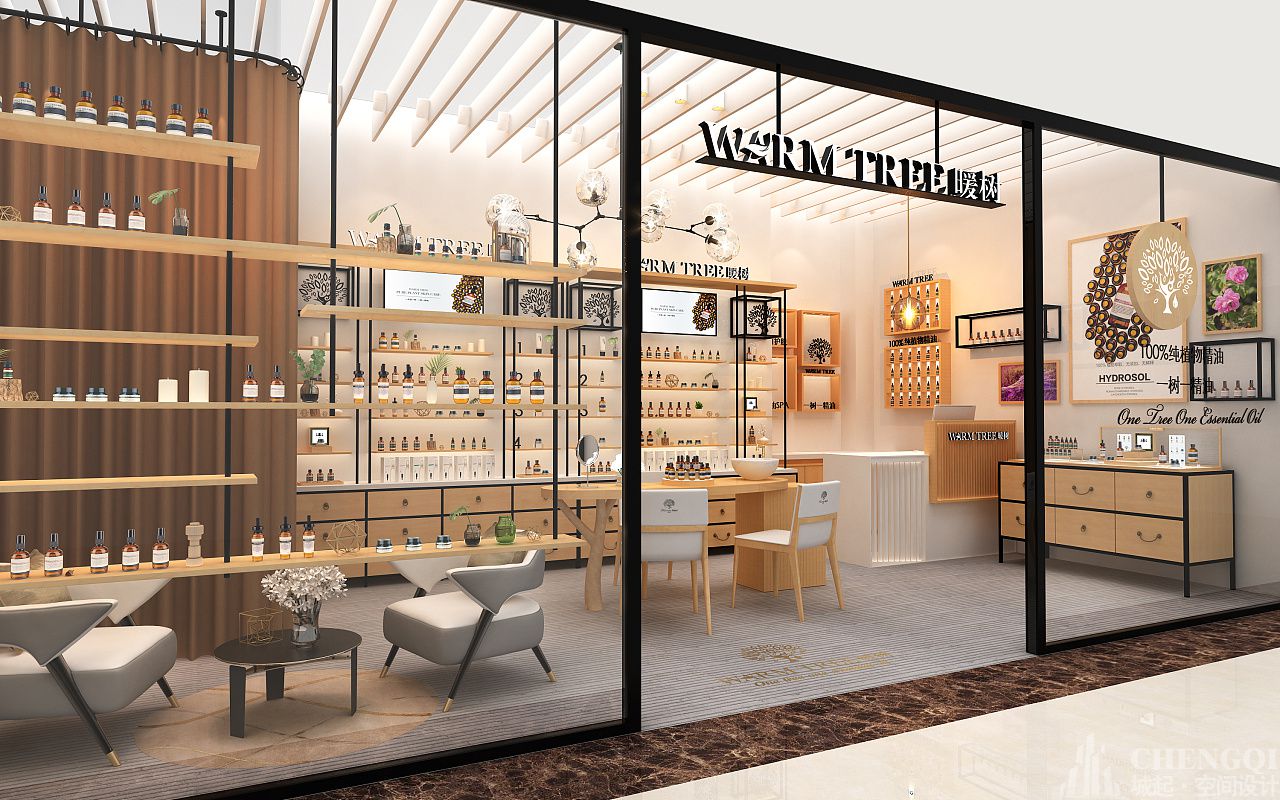 精油專(zhuān)賣(mài)店空間裝飾圖片,精油專(zhuān)賣(mài)店空間裝飾布局圖