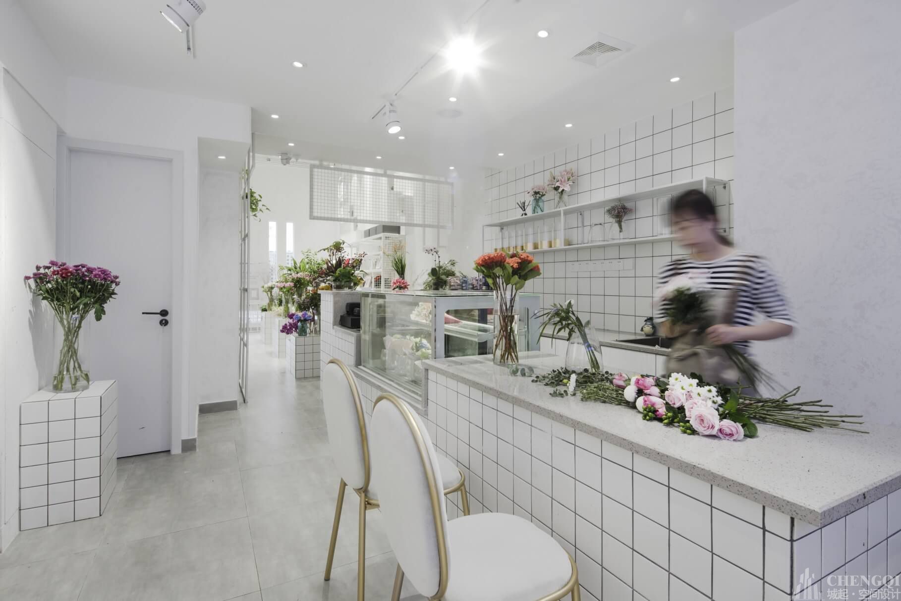 花店店鋪空間裝飾效果圖,花店店鋪空間設(shè)計(jì)實(shí)景圖