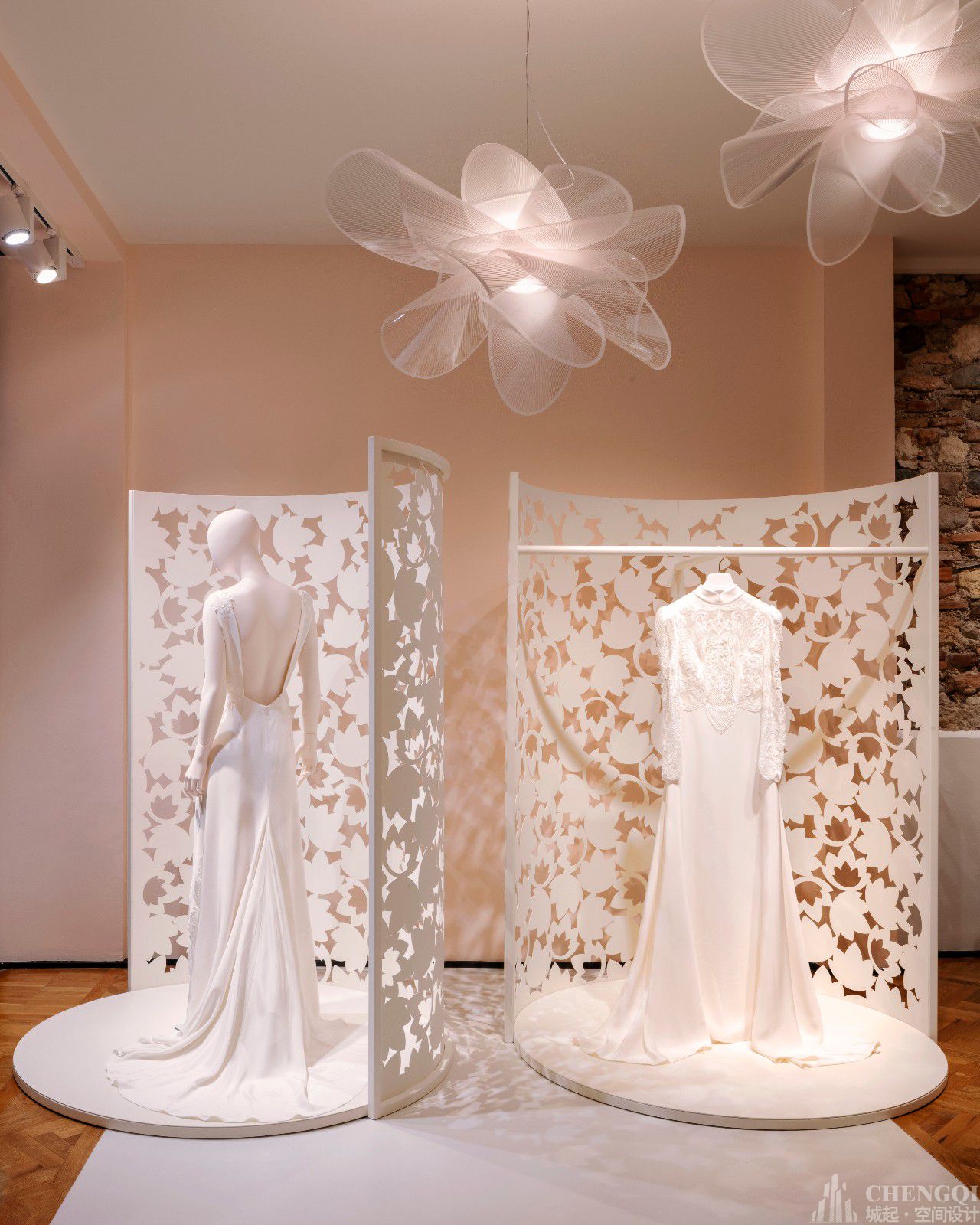 婚紗店布局實景圖,婚紗店布局效果圖