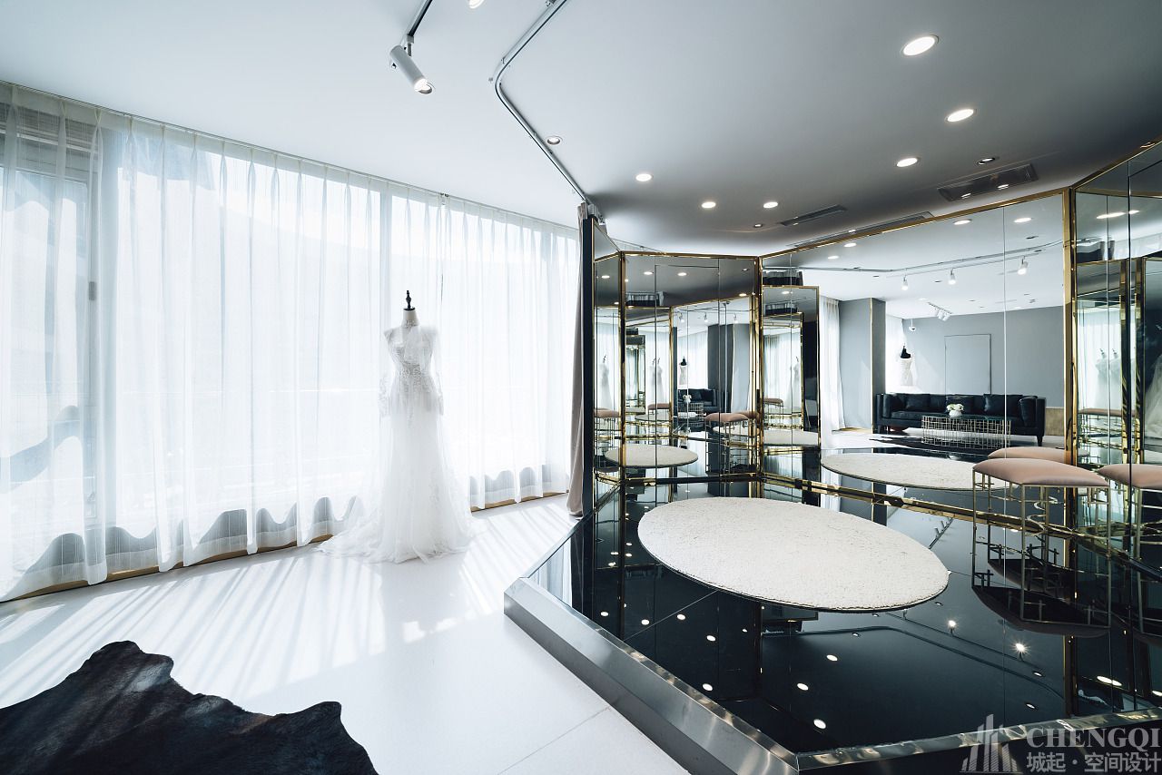 婚紗店裝修設(shè)計案例效果圖,婚紗店裝修設(shè)計大圖