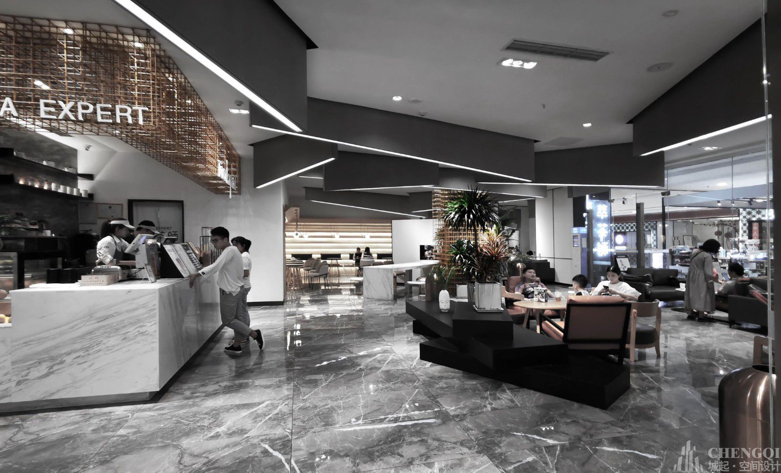 甜品店裝飾實景圖,甜品店裝飾圖片