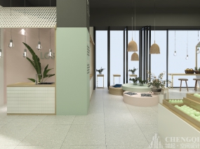 水果店空間設(shè)計效果圖,水果店裝飾設(shè)計實(shí)景圖