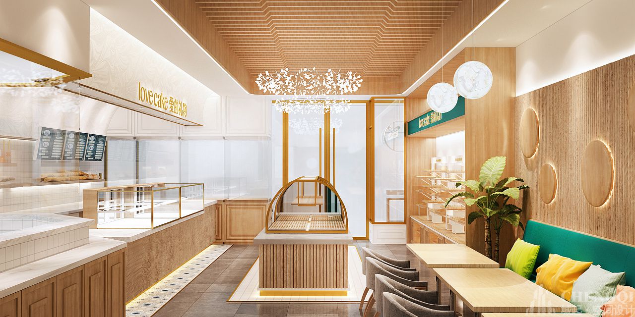 蛋糕店空間設(shè)計圖片,蛋糕店空間設(shè)計效果圖
