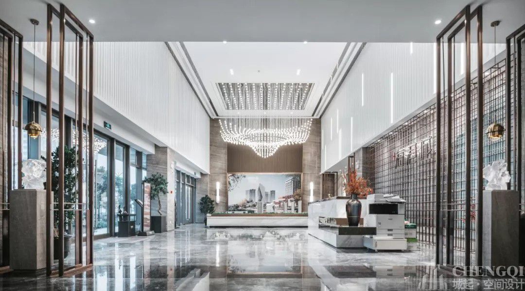 售樓處裝飾實景圖,售樓處裝飾圖片