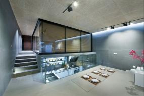 小戶型酒店式公寓實木餐桌設(shè)計圖