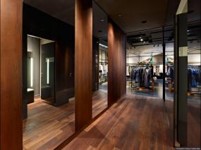 極簡服裝店裝飾室內設計圖片