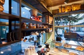 西式蛋糕店門(mén)面室內(nèi)裝修效果圖圖片