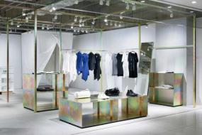 服裝店裝修風格男服裝店面效果圖