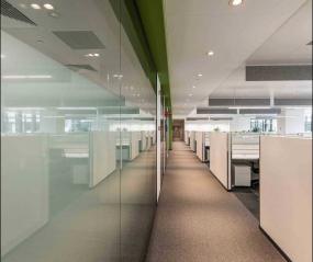簡約員工辦公室辦公桌椅裝修效果圖片