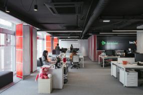 金融公司辦公室最新室內(nèi)裝修設(shè)計效果圖圖片